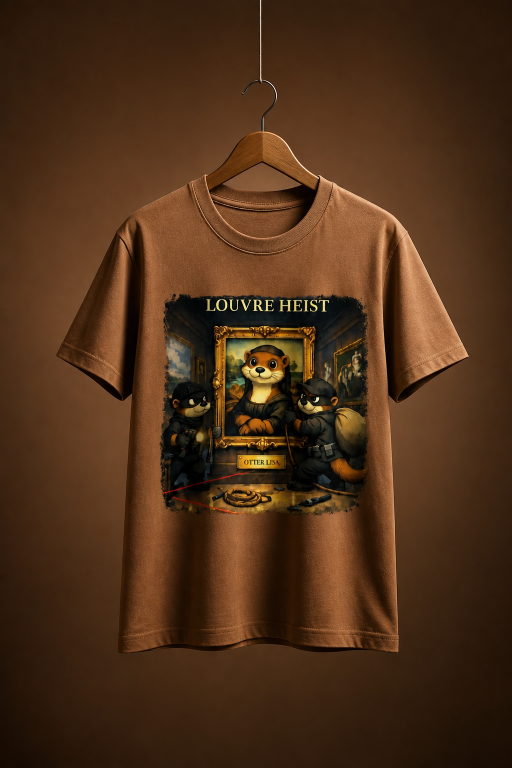 T-Shirt Otter Lisa - Louvre Heist – Bild 3
