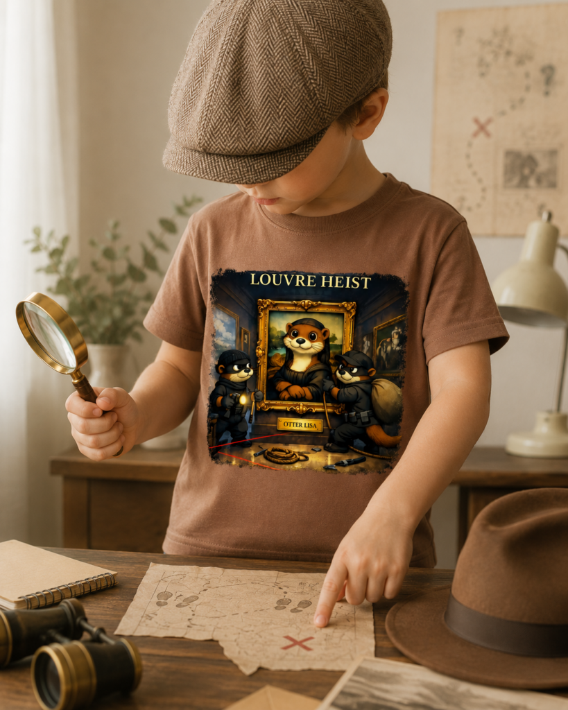 T-Shirt Otter Lisa - Louvre Heist