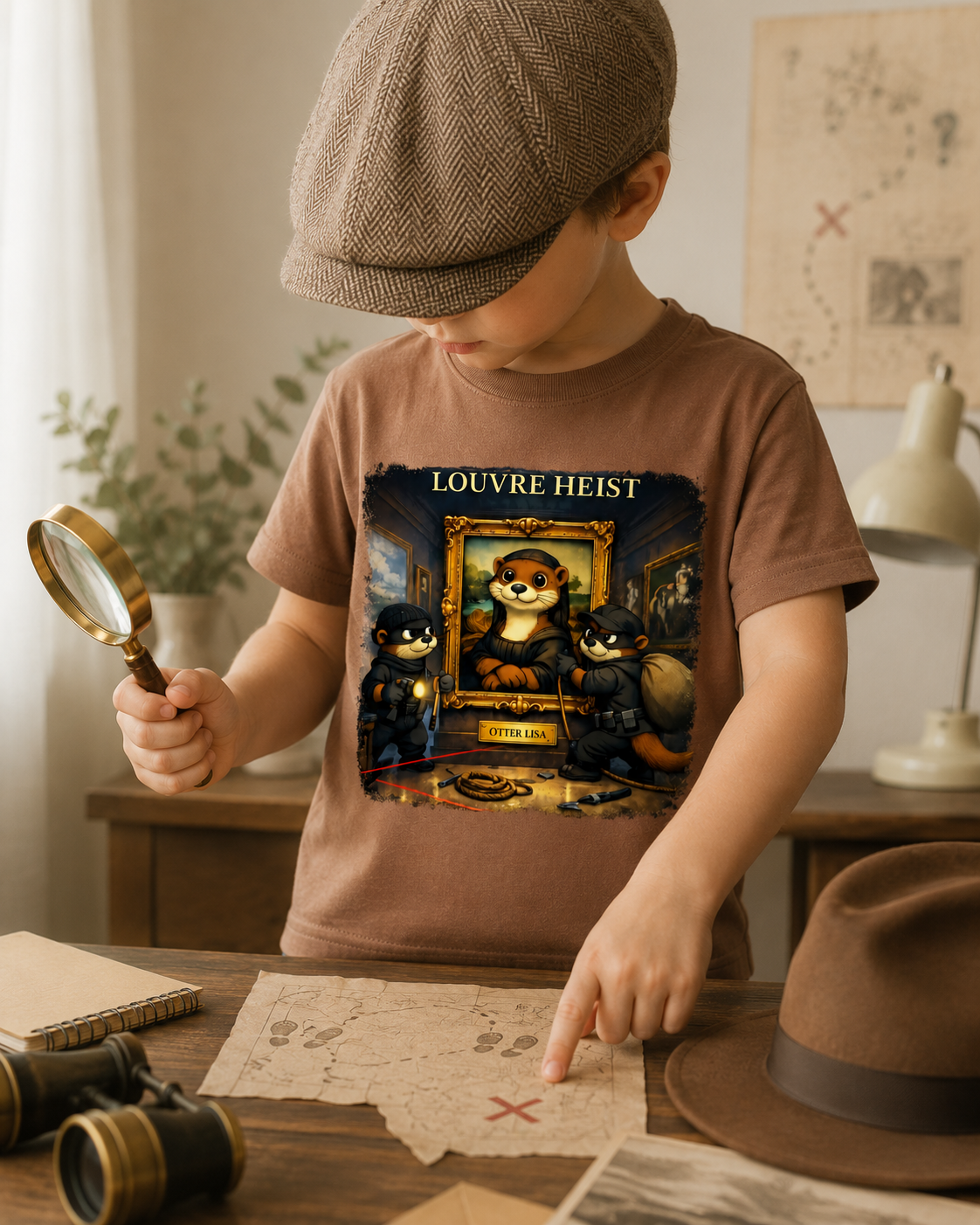 T-Shirt Otter Lisa - Louvre Heist