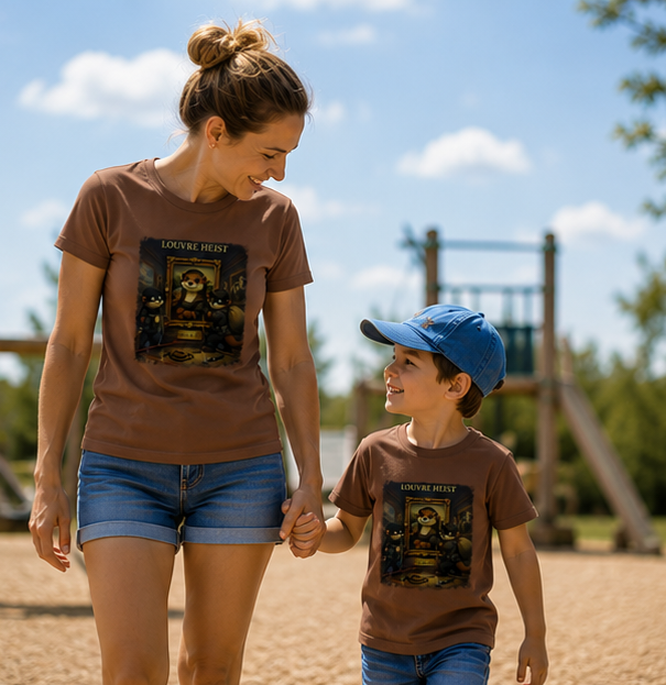 T-Shirt Otter Lisa - Louvre Heist – Bild 4