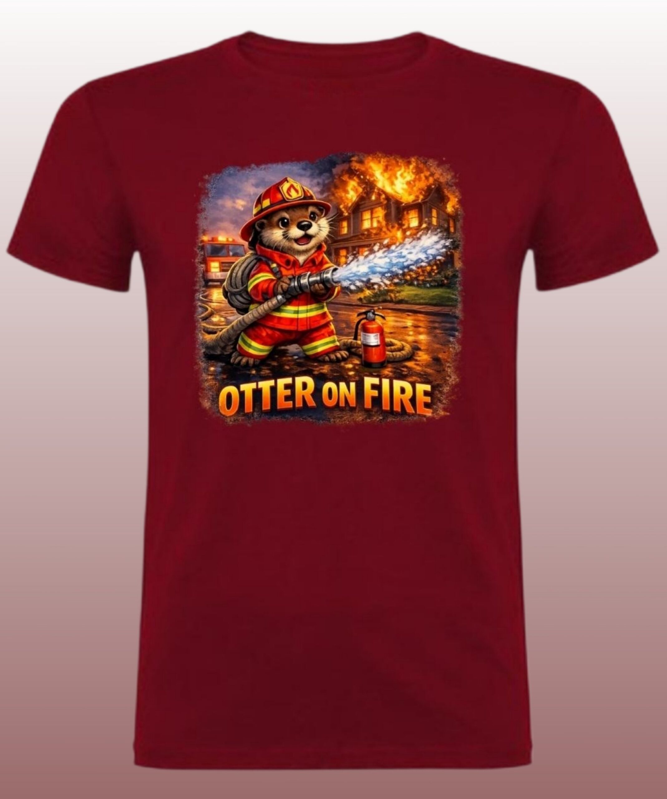 T-Shirt Feuerwehr Otter – Bild 2
